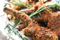 Parmesan Herb-Crusted Lamb Chops with Garlic and Lemon