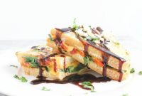 Savory Stuffed French Toast with Ham, Cheese & Herbs