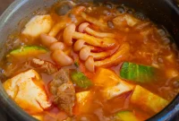 Soondubu Jjigae: Spicy BCD Soft Tofu Stew Kit for Home Cooking