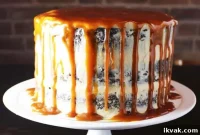 Decadent Chocolate Cake with Salted Caramel Drizzle