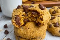 Soft, Chewy Pumpkin Chocolate Chip Cookies Recipe