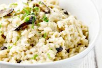 Creamy Mushroom and Gorgonzola Risotto Recipe