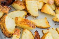 Crispy Oven-Roasted Ranch Potatoes with Parmesan