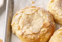 Almond Croissant Buns: Soft Milk Bread Filled with Almond Paste