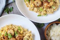 Seared Sea Scallops with Creamy Corn Risotto Recipe
