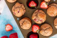 Strawberry Banana Muffin Recipe — Moist Quick Muffins