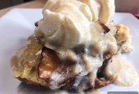 Classic Bread Pudding with Homemade Vanilla Sauce