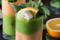 Green Monster Orange Smoothie Recipe — Energizing Citrus Green Shake