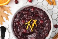 Slow Cooker Cranberry Sauce Recipe for Thanksgiving and Holidays