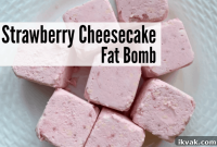 Keto Strawberry Cheesecake Fat Bombs — Low-Carb Recipe