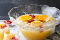Sparkling Mimosa Punch Recipe for Brunch and Parties