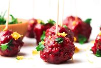Sweet Cranberry BBQ Meatballs for Parties and Weeknights
