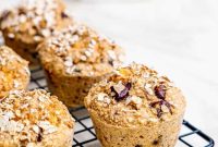 3-Ingredient Banana Oatmeal Muffins Recipe with 3 Ingredients