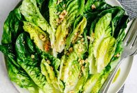 Crisp Little Gem Lettuce Salad with Lemon Vinaigrette