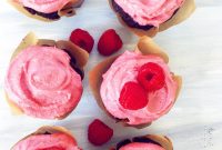Chocolate Beet Cupcakes with Pink Cream Cheese Frosting (Small Batch)