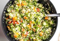 Gluten-Free Tabbouleh with Roasted Parsnips