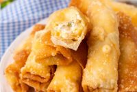 Jalapeño Popper Egg Rolls Recipe — Crispy Stuffed Jalapeño Rolls