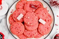 Candy Cane Shortbread Cookies Recipe — Festive Peppermint Cookies