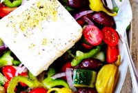 Authentic Greek Horiatiki (Village) Salad Recipe