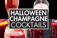Spooky Halloween Champagne Cocktail Recipes to Impress Guests