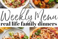 Weekly Meal Plan Volume 10: Simple Dinners & Grocery List