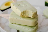 Creamy Avocado Lime Popsicles — Dairy-Free Recipe