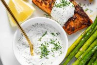 Creamy Dill Sauce for Salmon in 5 Minutes
