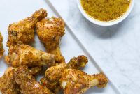Crispy Honey Mustard Baked Chicken Wings Recipe