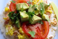 Crispy Arepa Gratin with Egg and Ham