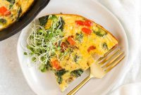 Dairy-Free Vegetable Frittata Gluten-Free Breakfast Recipe