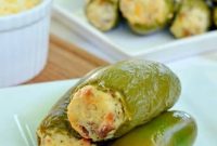 Grilled Jalapeños Stuffed with Bacon Ranch