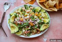 Zesty Shrimp, Avocado & Jicama Salad with Citrus Dressing