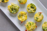 Mini Broccoli and Cheddar Egg Bites (Low-Carb Breakfast)