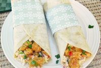 Sweet Chili Chicken Tortillas with Crunchy Coleslaw