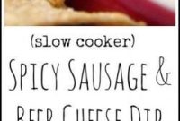 Slow-Cooker Spicy Sausage and Beer Cheese Dip
