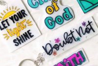 YW Camp Shrinky Dink Keychain Craft Ideas