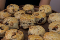 Salted Caramel Chocolate Walnut Scones — Kylie’s Birthday Recipe