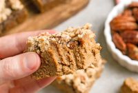 Pumpkin Pie Crumb Bars (Paleo-Friendly Recipe)