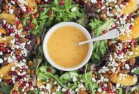 Festive Citrus and Champagne Vinaigrette Salad for Christmas