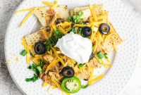 Creamy Crockpot Chicken Nachos for Game Day or Parties