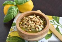White Bean Hummus with Basil, Pine Nuts & Meyer Lemon