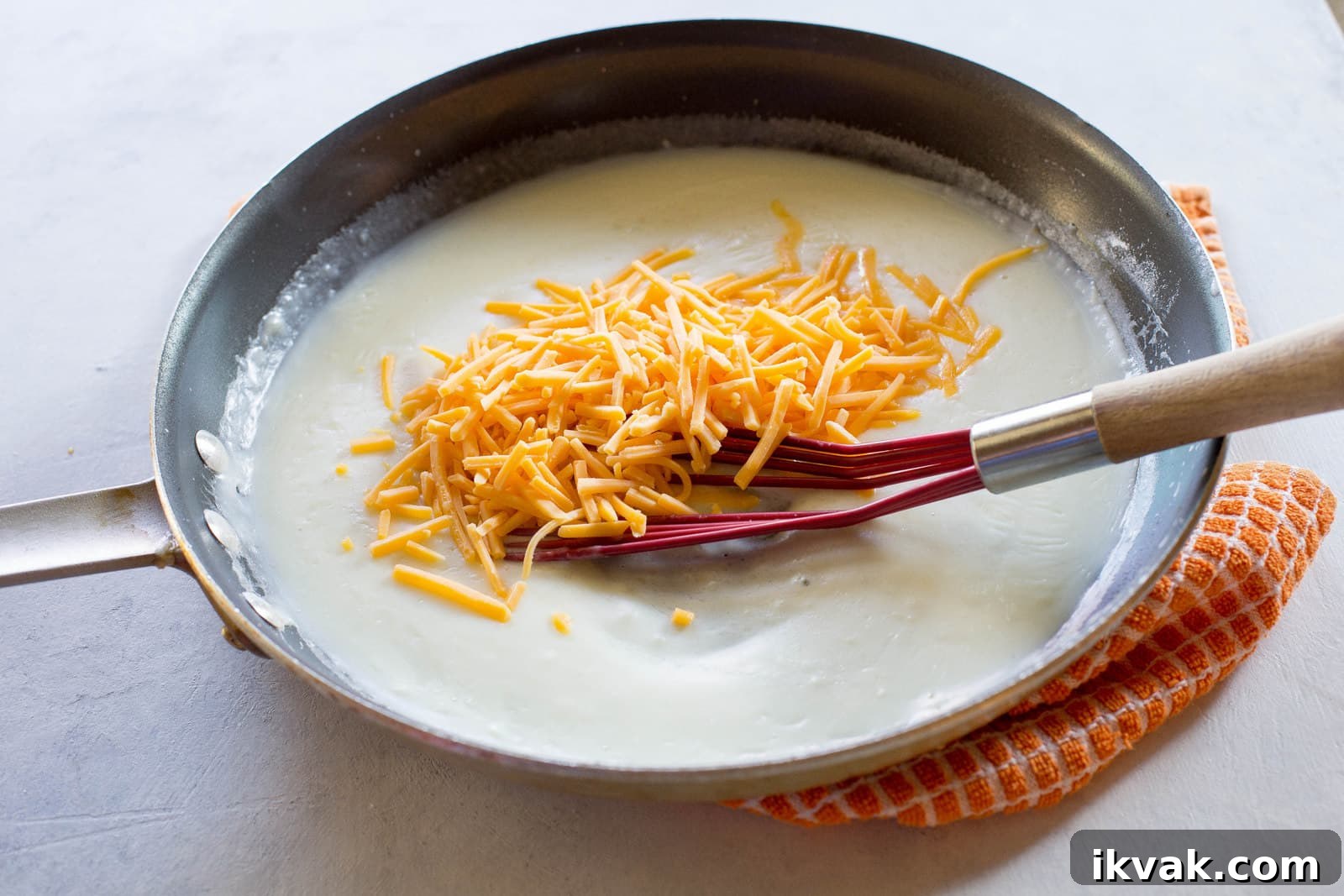 cream sauce with cheese