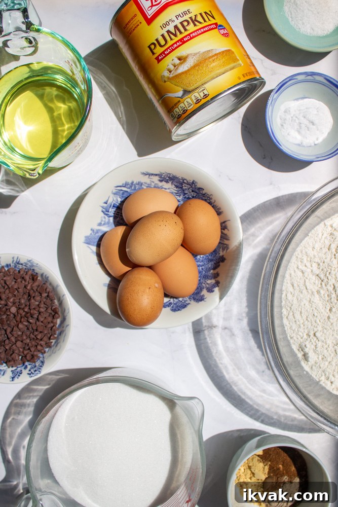 pumpkin bread ingredients