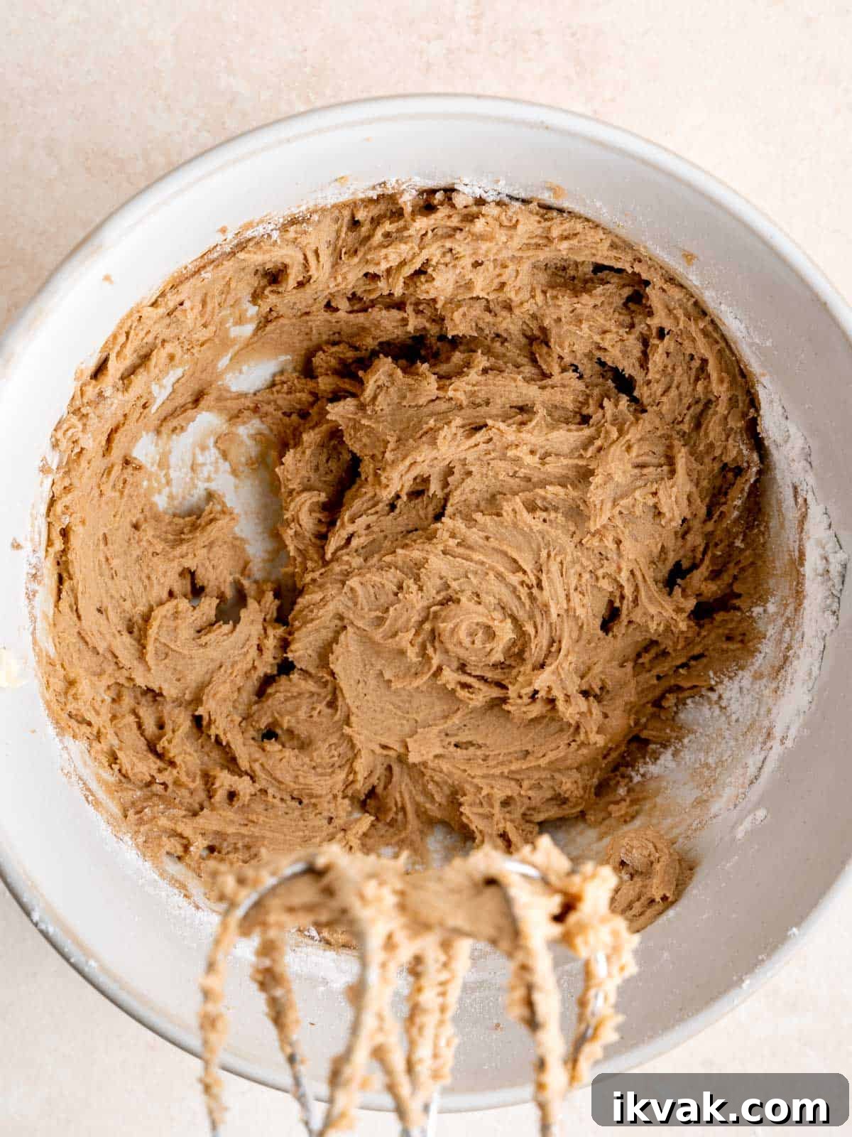 Chocolate Chip Cookies Made with Sourdough Discard 6 Sourdough discard cookie dough in a bowl.