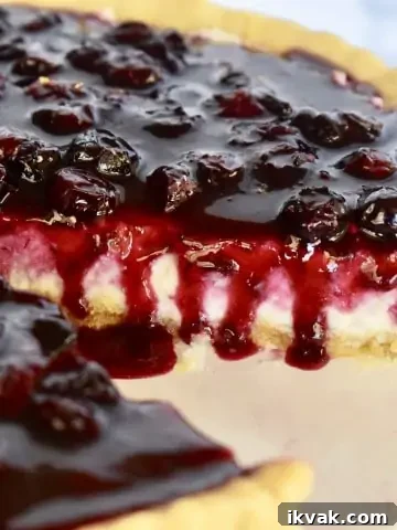 Blueberry Lemon Mascarpone Tart