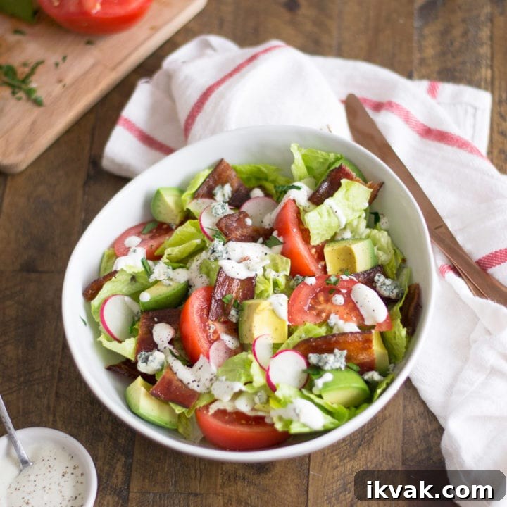 BLAT salad with the best homemade blue cheese | Sarcastic Cooking