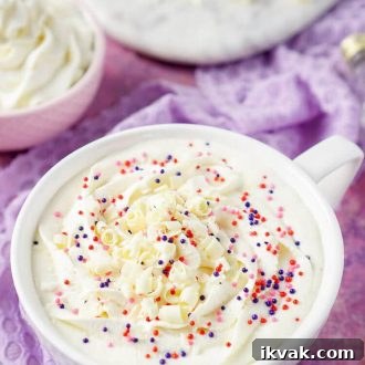 Creamy White Chocolate Hot Chocolate Recipe 6 img 12537 5