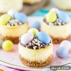 Cadbury mini eggs cheesecake