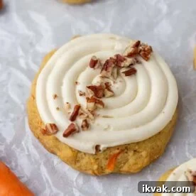 Carrot cake cookies