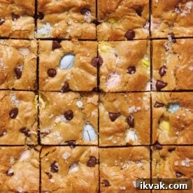 Easter blondies